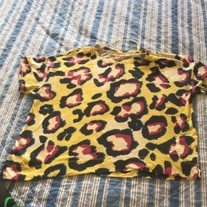 Zara Animal print tee shirt